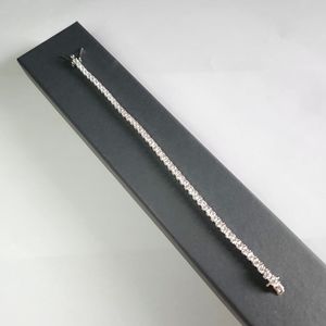 Moissanite Genuine 925 Sterling Silver Tennis Bracelet 7 inches